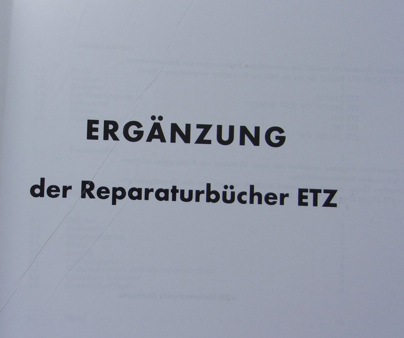 Reparaturanleitung Reparaturbuch MZ ETZ 125 150 251/1 301 500 IFA 