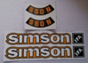 Aufkleber Simson S50 N