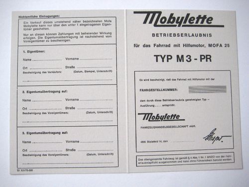 ABE Mobylette M3 - PR
