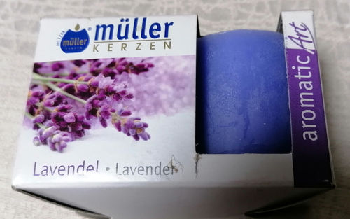 2er Set Votiv Duftkerze Lavendel